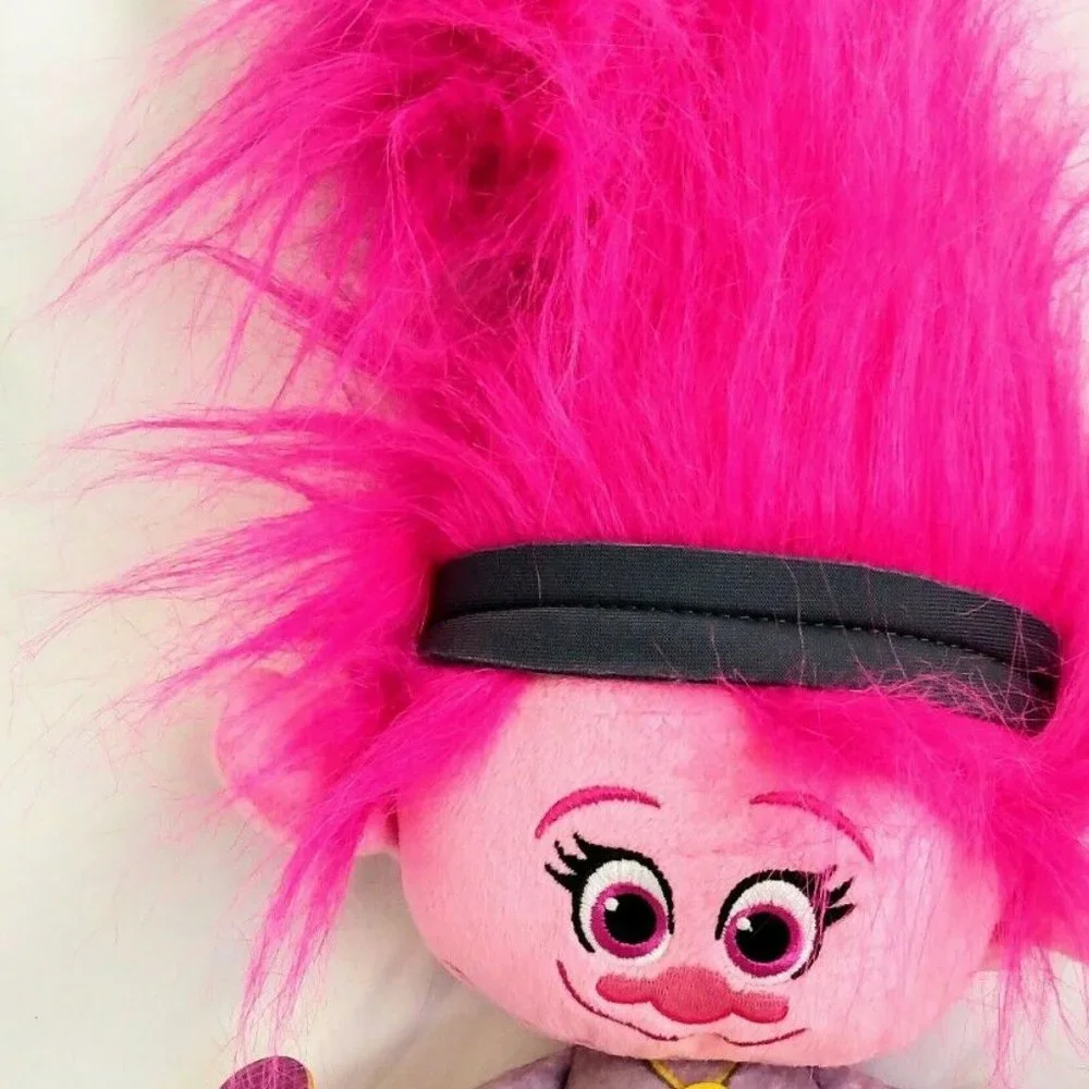 Dreamworks Trolls POPPY PLUSH DOLL Stylin' Hair Series